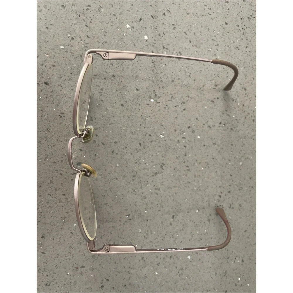 Fergani FE862 Eyeglasses Frame Only 42-21-125 30 Pink Round Italian Full Rim